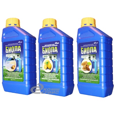 Биола - жидкость для биотуалетов (туалетных кабин) - 1л
